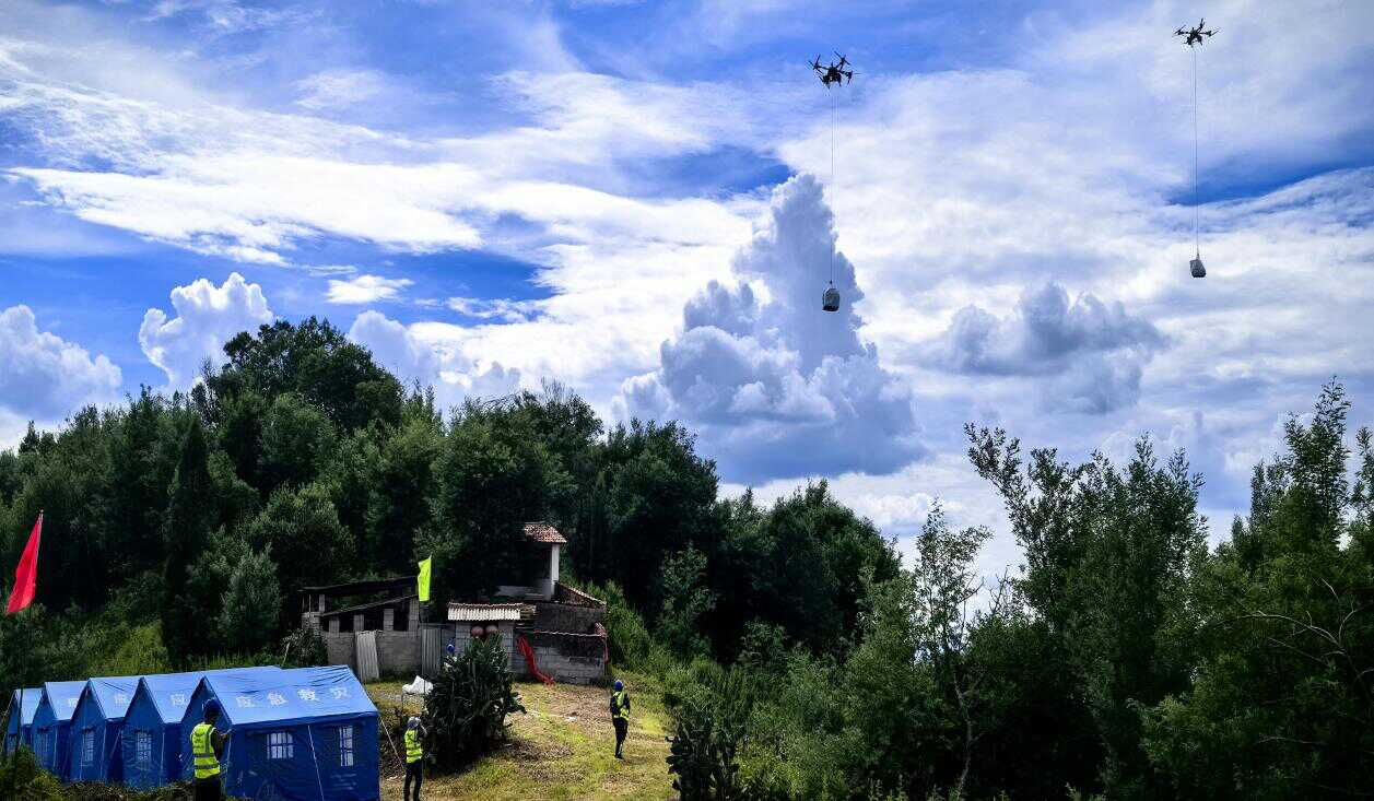 云南无人机空中砺剑 锻造应急保供新战力